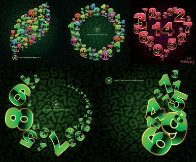 数字组成的图形