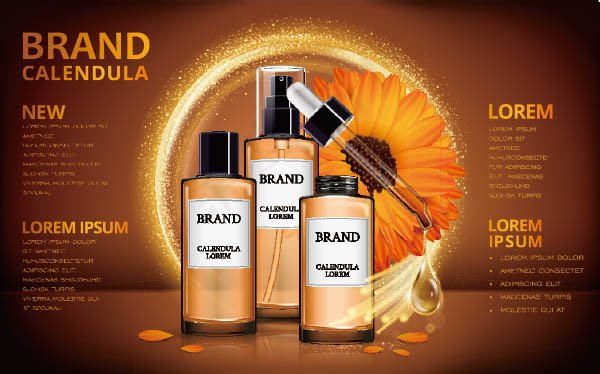 时尚护肤品广告