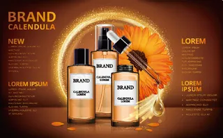 时尚护肤品广告