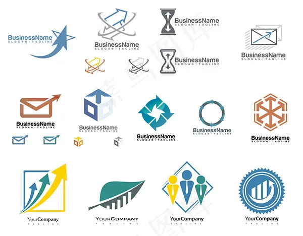 企业LOGO设计eps,ai矢量模版下载