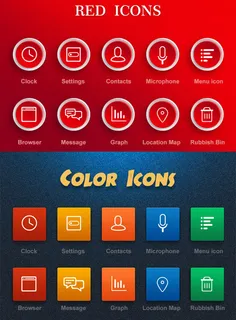 彩色图标,免抠元素 彩色图标,免抠元素