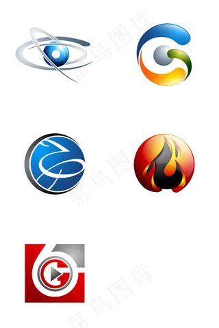 火苗等质感标志,背景元素