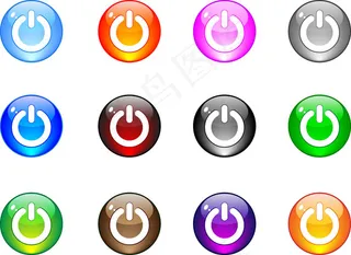 圆形开关图标