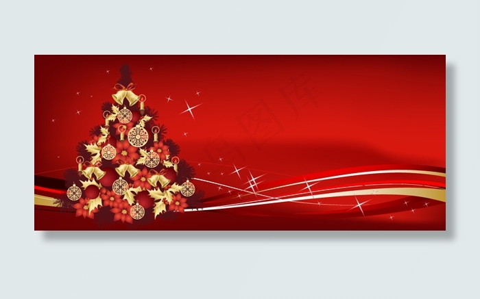 圣诞树主题矢量