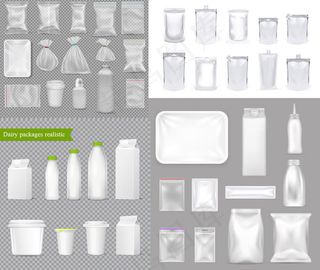 牛奶瓶与保鲜袋