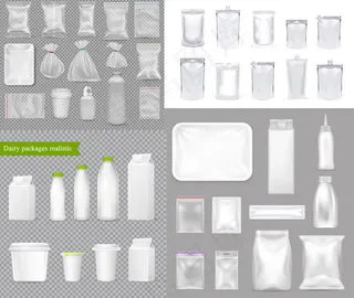 牛奶瓶与保鲜袋