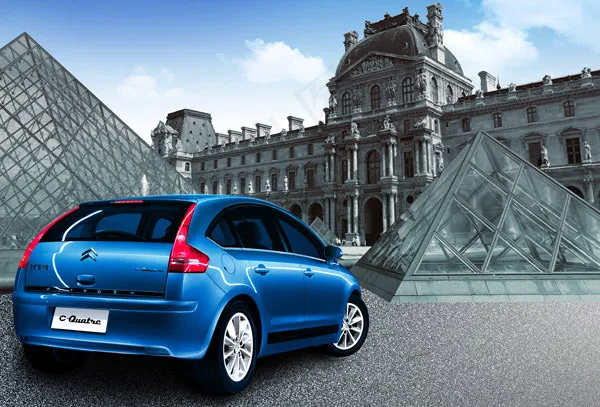 雪铁龙汽车广告(4646X3150(DPI:200))psd模版下载