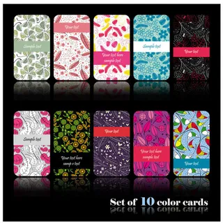 素雅花纹卡片02