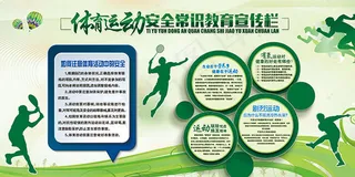 体育运动宣传展板