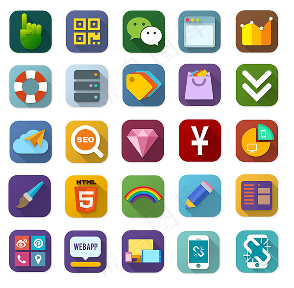 手机端图标集合,免抠元素