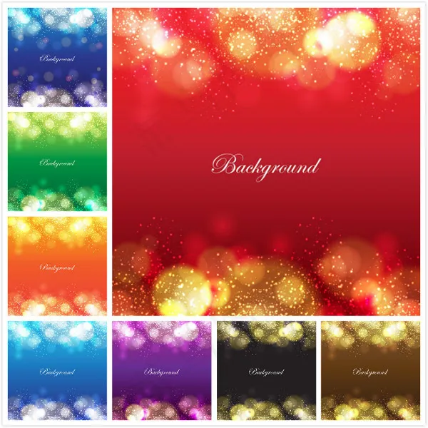 光斑光点背景eps,ai矢量模版下载