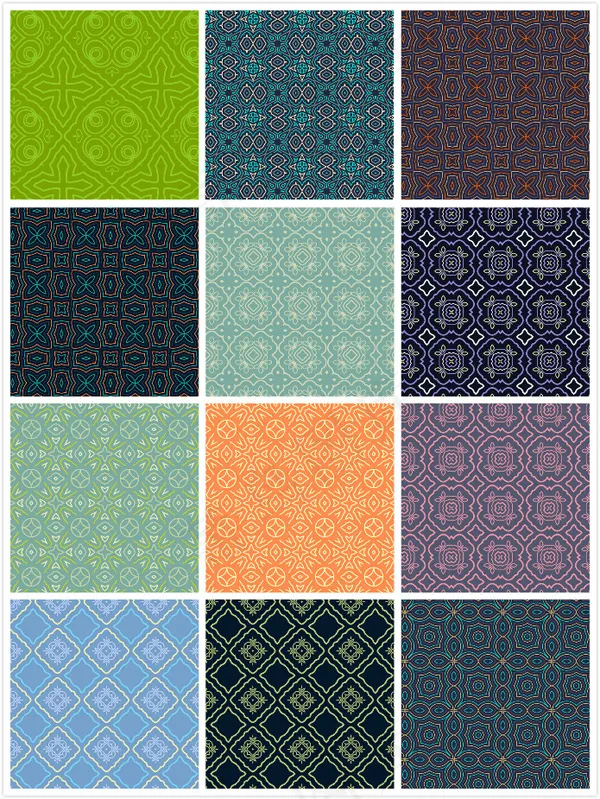 花纹底纹背景eps,ai矢量模版下载