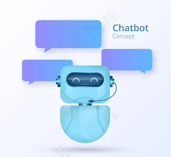 蓝色聊天机器人
