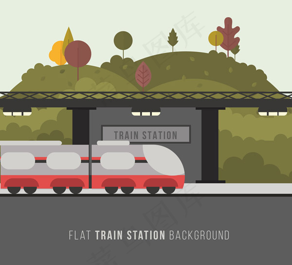 扁平化车站
