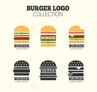 创意汉堡包标志