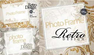 底纹装饰框文本