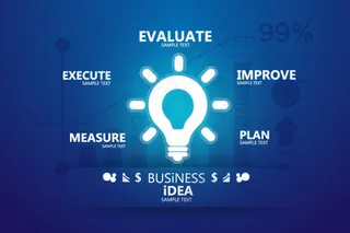 蓝色商务图表,背景元素