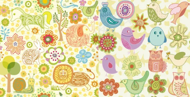 可爱动物花朵,免抠元素 可爱动物花朵,免抠元素