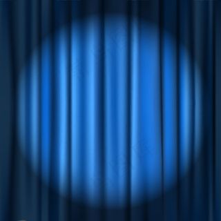 窗帘上的聚光灯