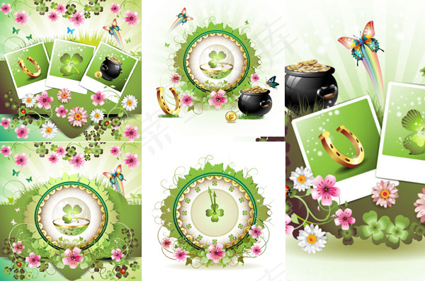 精美鲜花背景,背景元素