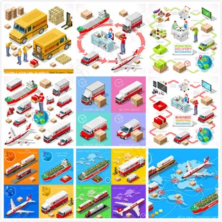 物流企业商业图表