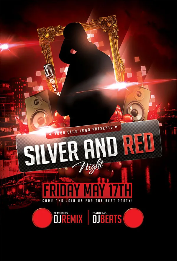 星期五音乐派对(1275X1875(DPI:300))psd模版下载