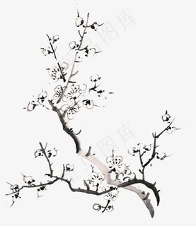 水墨梅花