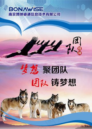 企业团队文化墙