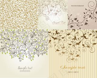 花纹壁纸背景,背景元素