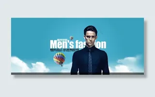 淘宝男装广告