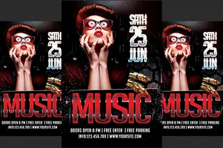 俱乐部音乐海报