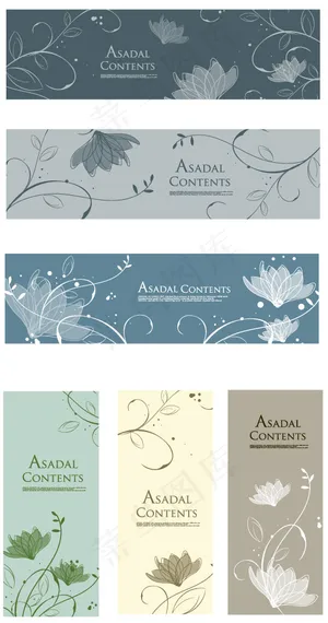 矢量花纹背景,背景元素 矢量花纹背景,背景元素