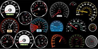 精美仪表盘矢量