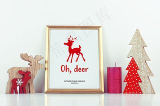圣诞相框样机
