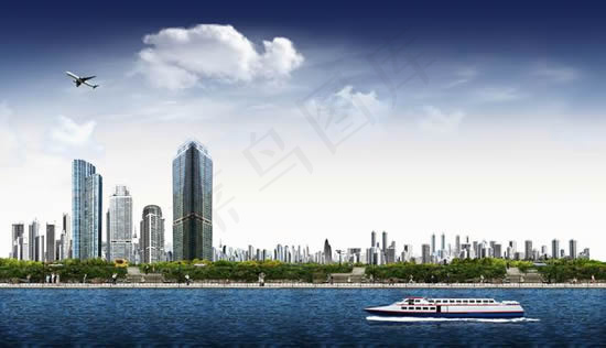 海滨城市风景