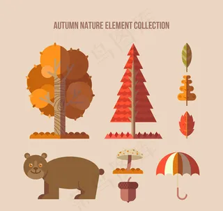 秋季自然元素