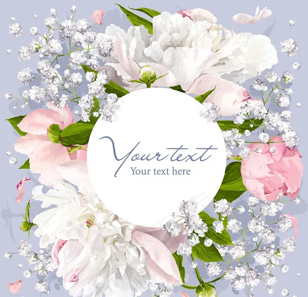 牡丹满天星图标,免抠元素eps,ai矢量模版下载