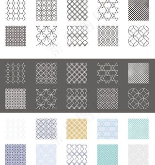 淡雅几何图案背景