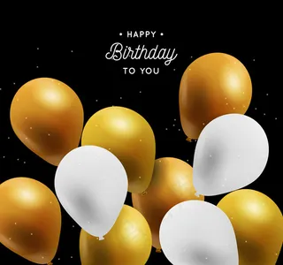 生日气球矢量