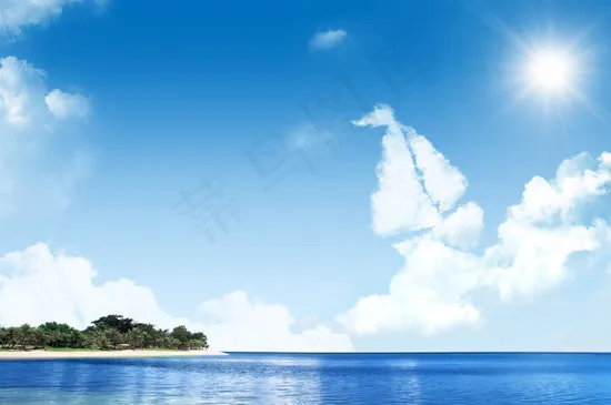 海洋风光(4961X3295(DPI:300))psd模版下载
