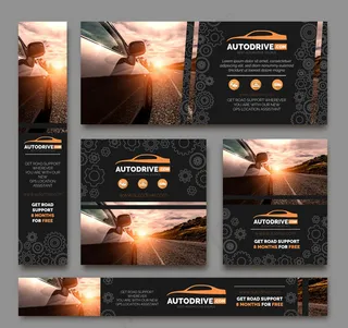 车辆商务宣传卡片