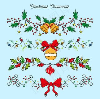 彩绘圣诞节装饰