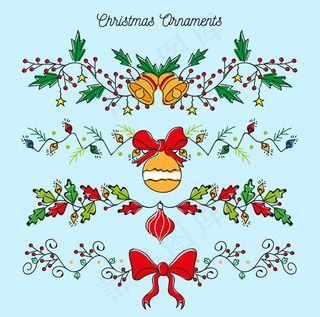 彩绘圣诞节装饰