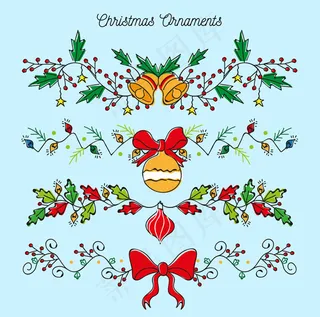 彩绘圣诞节装饰