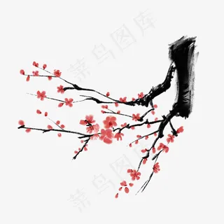 水墨梅花