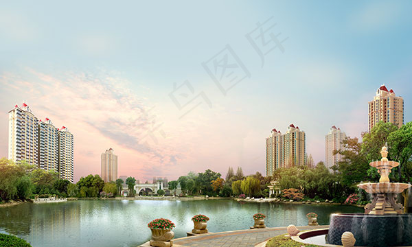 地产建筑风景图