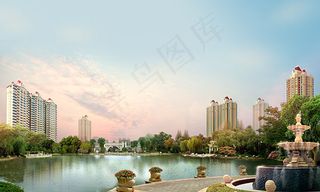 地产建筑风景图