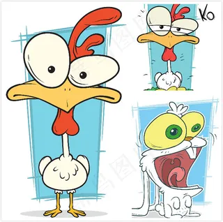 卡通动物矢量,免抠元素