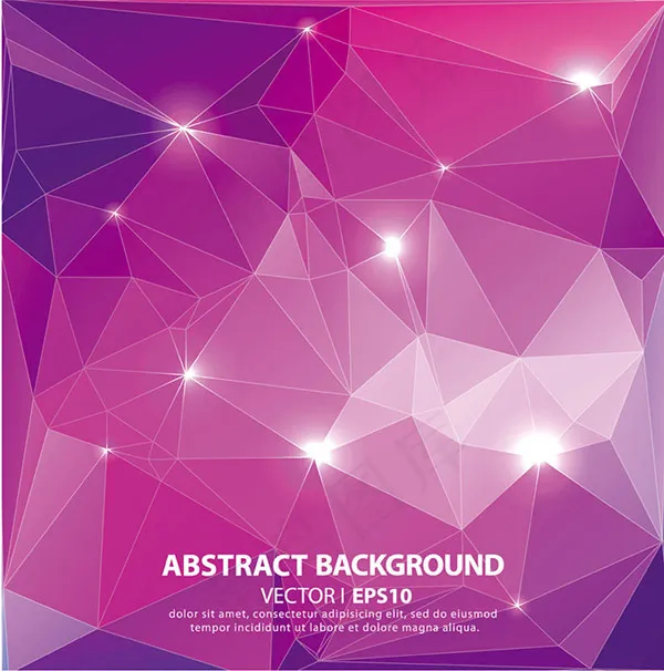 梦幻三角形背景