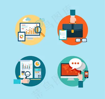 商务元素图标,免抠元素